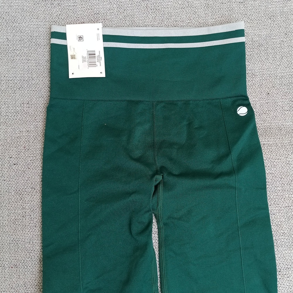 Penn Seamless Leggings Women Small Green New High Waist Moisture Wicking 24"